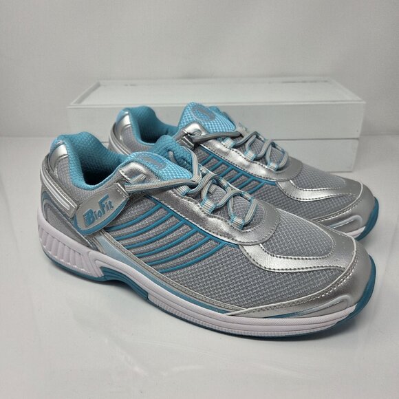 ORTHOFEET 973 Bio Fit Verve 11.5 Turquois Gel Tie-less Orthotic Comfort Sneakers - Picture 5 of 9